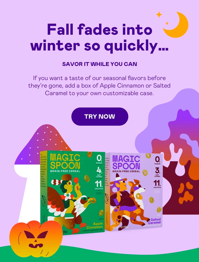 Email campaign with product personalization.
