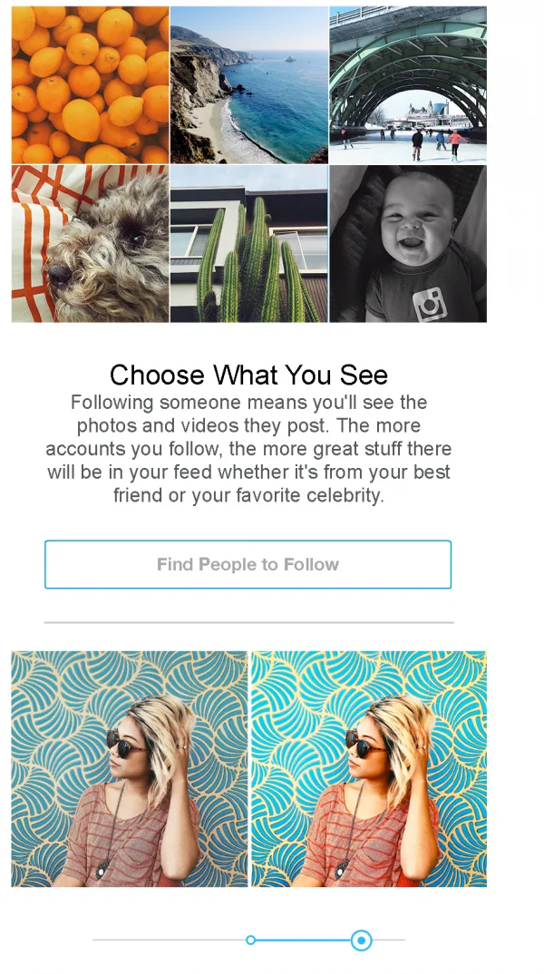 Instagram promotional email featuring product photos.