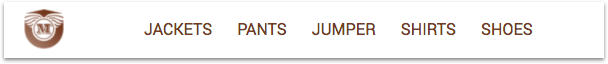 Email menu header.