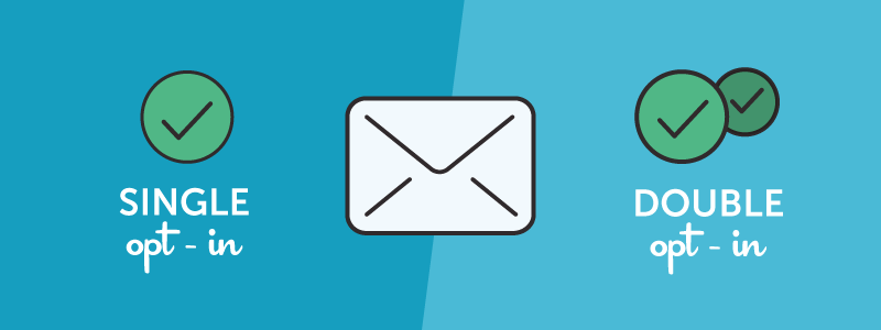 Single vs. double opt in email