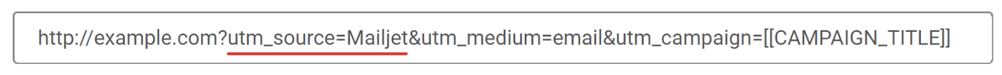 Prefilled UTM example