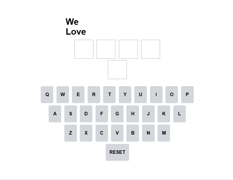 A Wordle game from Action Rocket with the answer "email"