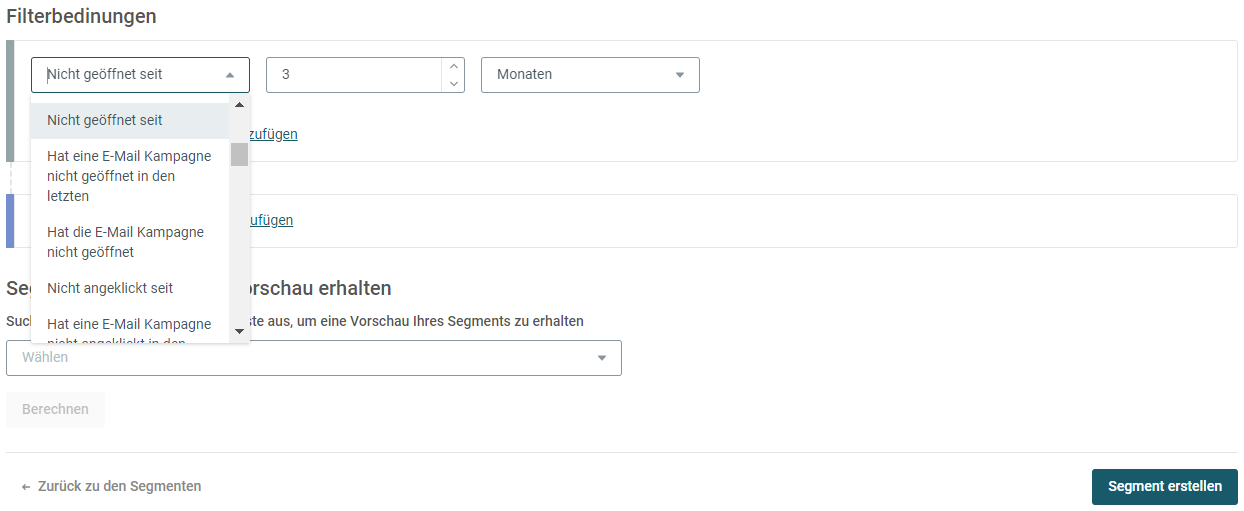E-Mail-Segmentierung bei Mailjet