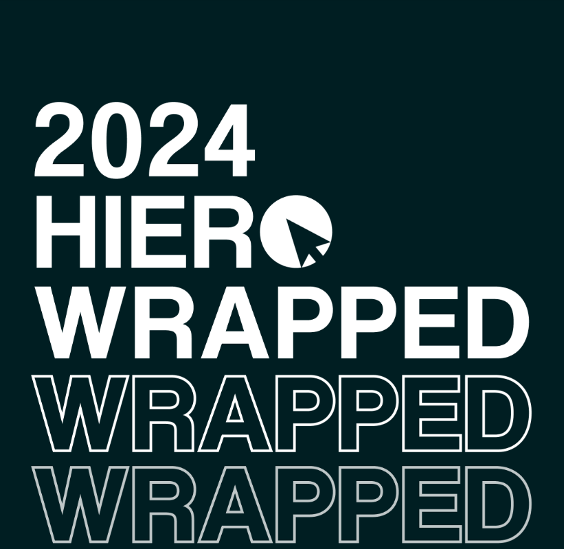 A scroll through Hierographx’s Hiero Wrapped 2024 email
