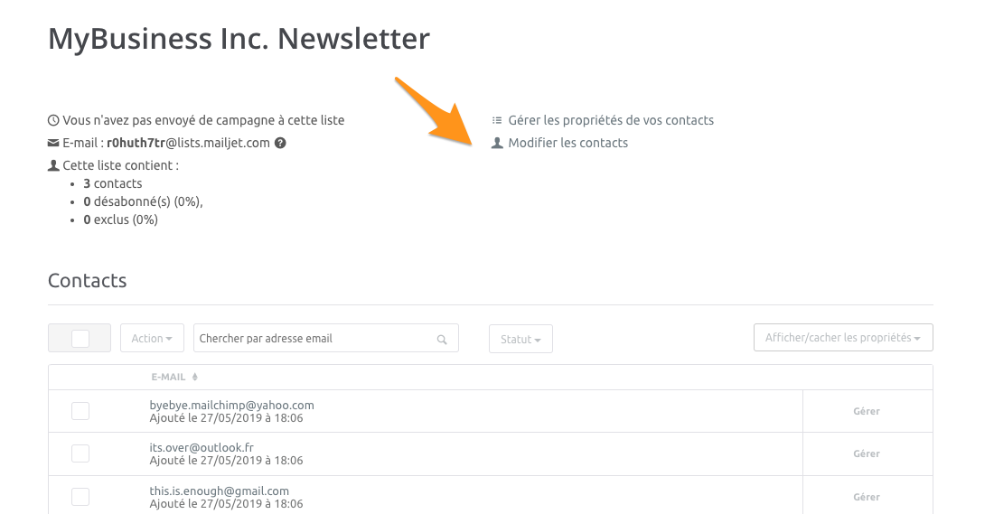 Mailjet-modifier-liste