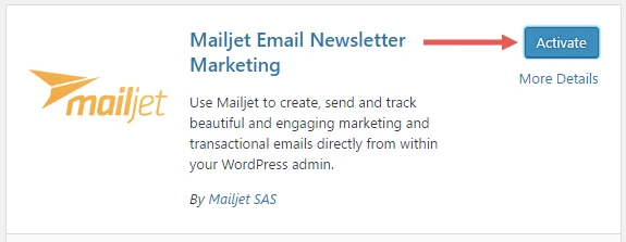 Mailjet-plugin-aktivieren