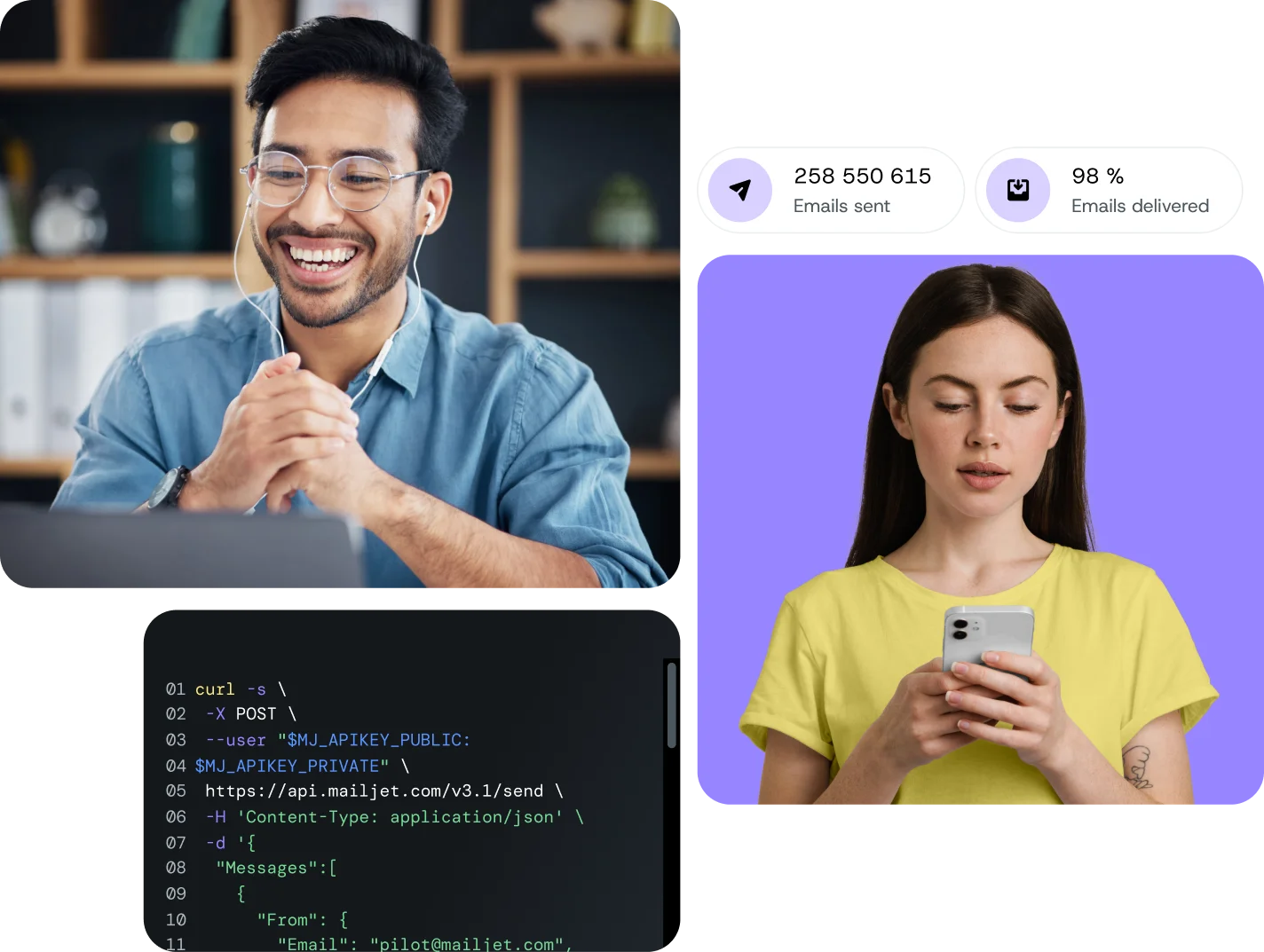Image for Integrate and start sending in minutes